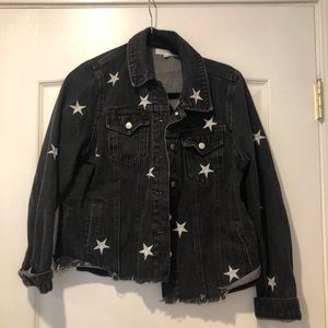 Honey punch star denim jacket